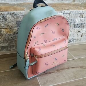 NWT Coach Backpack Sunglasses Medium Charlie Bag Summer Print